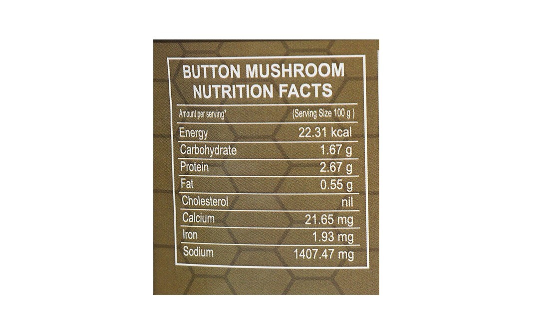 Desi Treat Sterilized Mushroom Button    Tin  825 grams